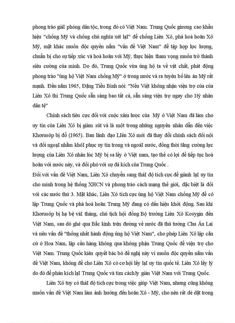 image for page Các cuộc chiến tranh Việt Nam bị ảnh hưởng trong giai đoạn tồn tại mâu thuẫn Xô Trung