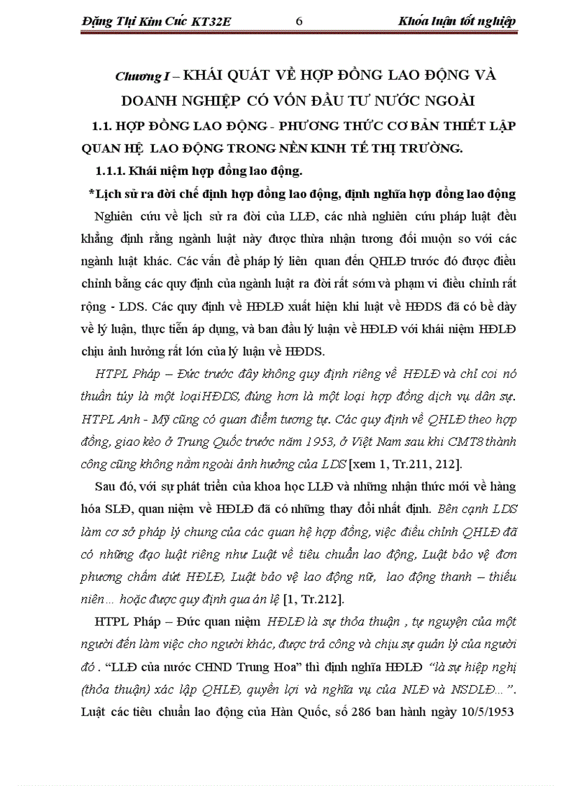 image for page Hợp đồng lao động và thực tiễn áp dụng trong các doanh nghiệp có vốn đầu tư nước ngoài