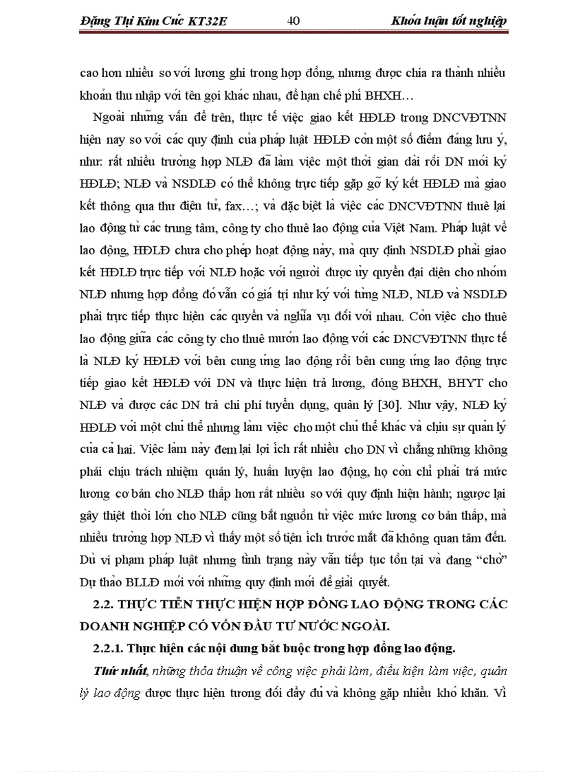 image for page Hợp đồng lao động và thực tiễn áp dụng trong các doanh nghiệp có vốn đầu tư nước ngoài