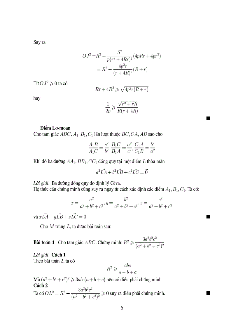 image for page Ứng dụng véc tơ vào giải toán hình học