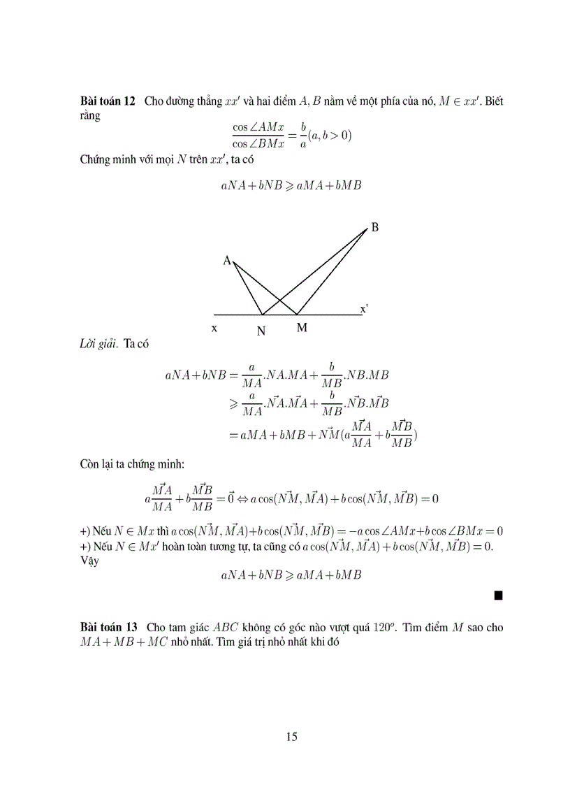 image for page Ứng dụng véc tơ vào giải toán hình học