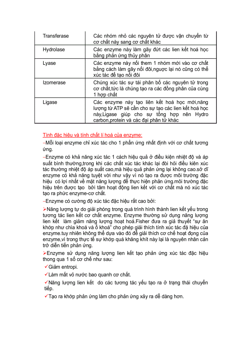 image for page Enzyme và ứng dụng