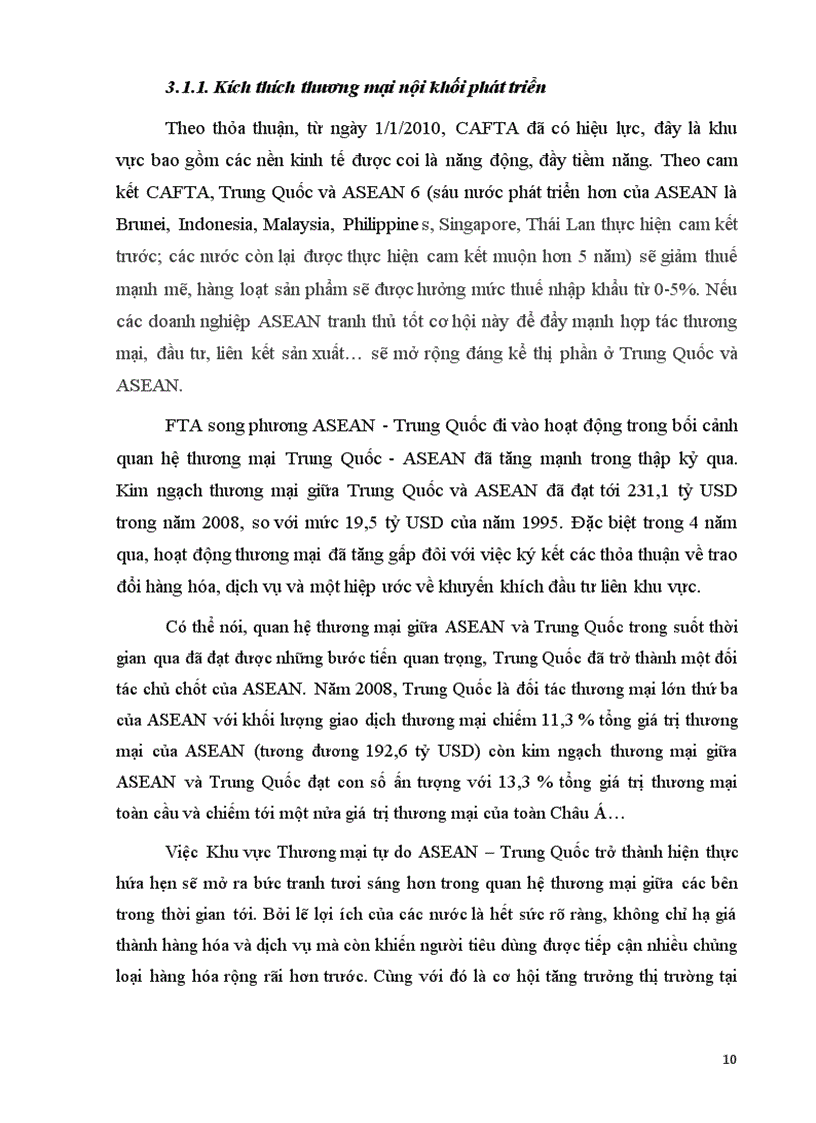 image for page Thuận lợi và thách thức của ASEAN khi gia nhập khu vực mậu dịch tự do CAFTA với Trung Quốc