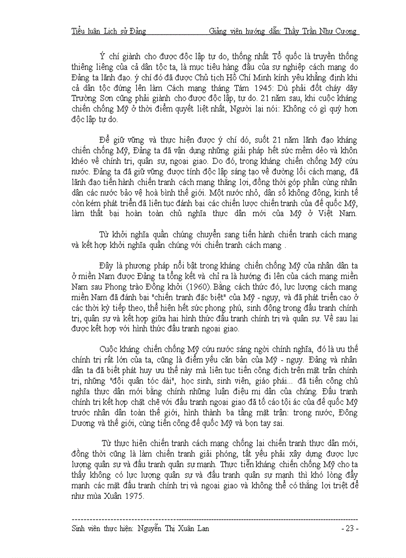 image for page Nghệ thuật lãnh đạo của Đảng trong cuộc kháng chiến chống Mỹ 1954 1975