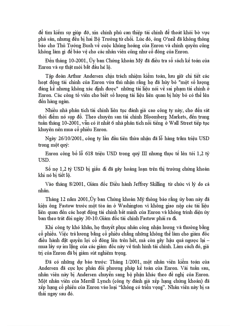 image for page Nguyên nhân Enron và Worldcom sụp đổ