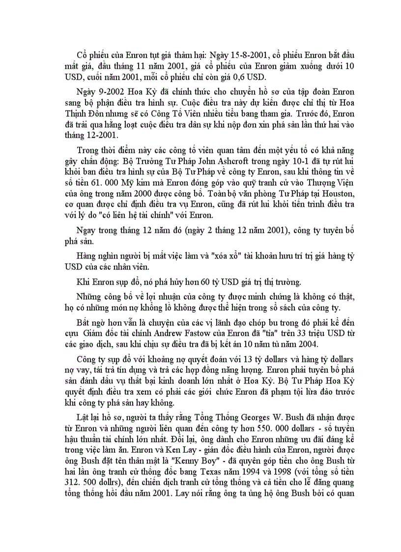 image for page Nguyên nhân Enron và Worldcom sụp đổ