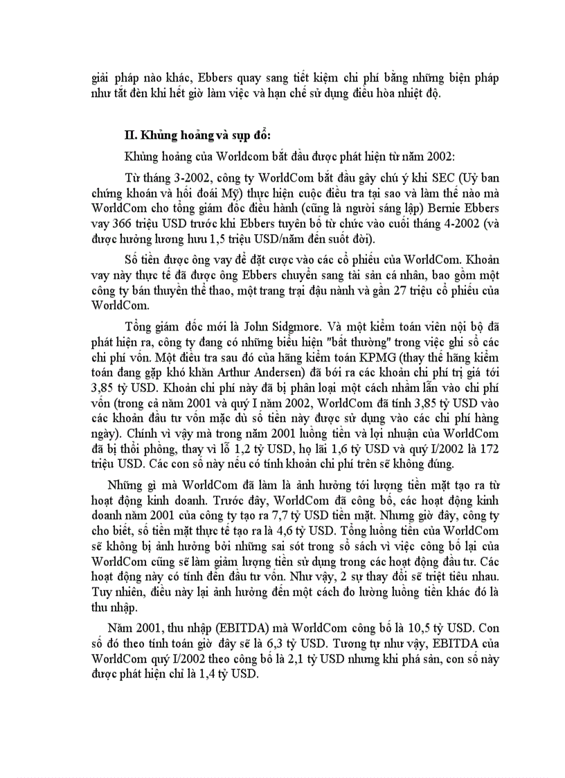 image for page Nguyên nhân Enron và Worldcom sụp đổ
