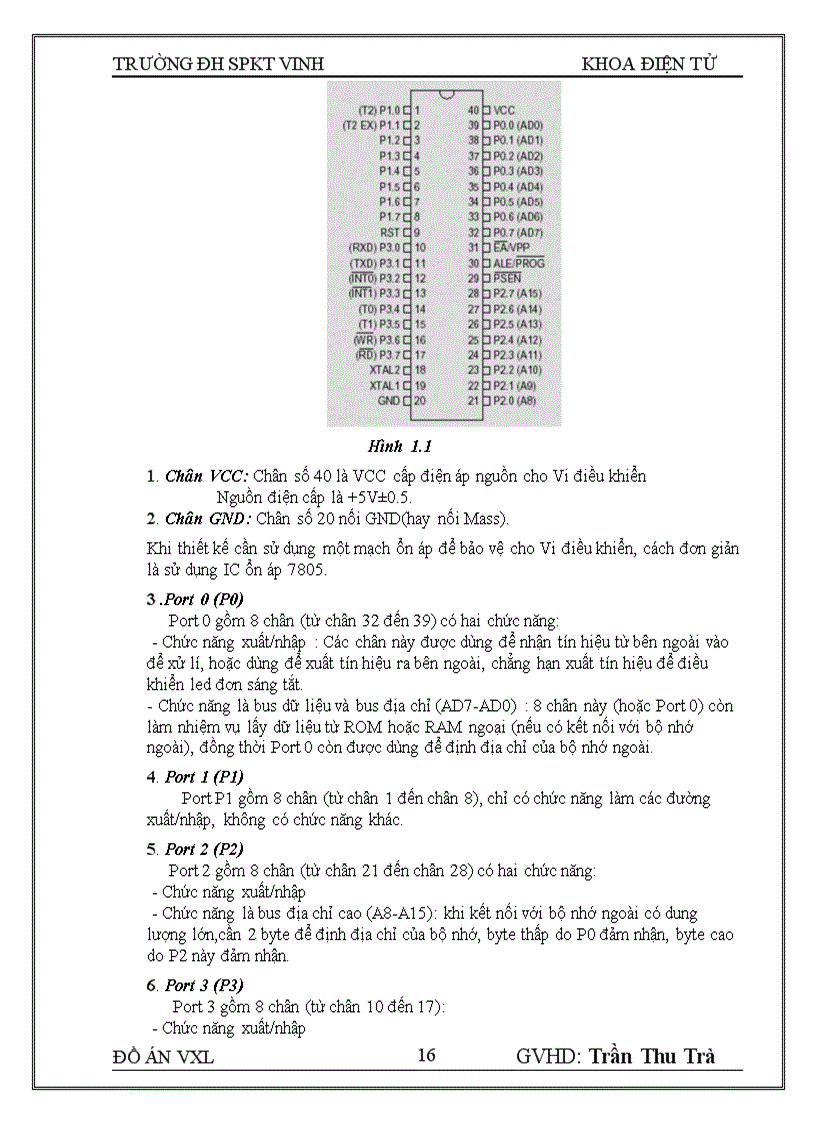 image for page Thiết kế mạch giao tiếp với LCD và bàn phím HEX sử dụng họ 805