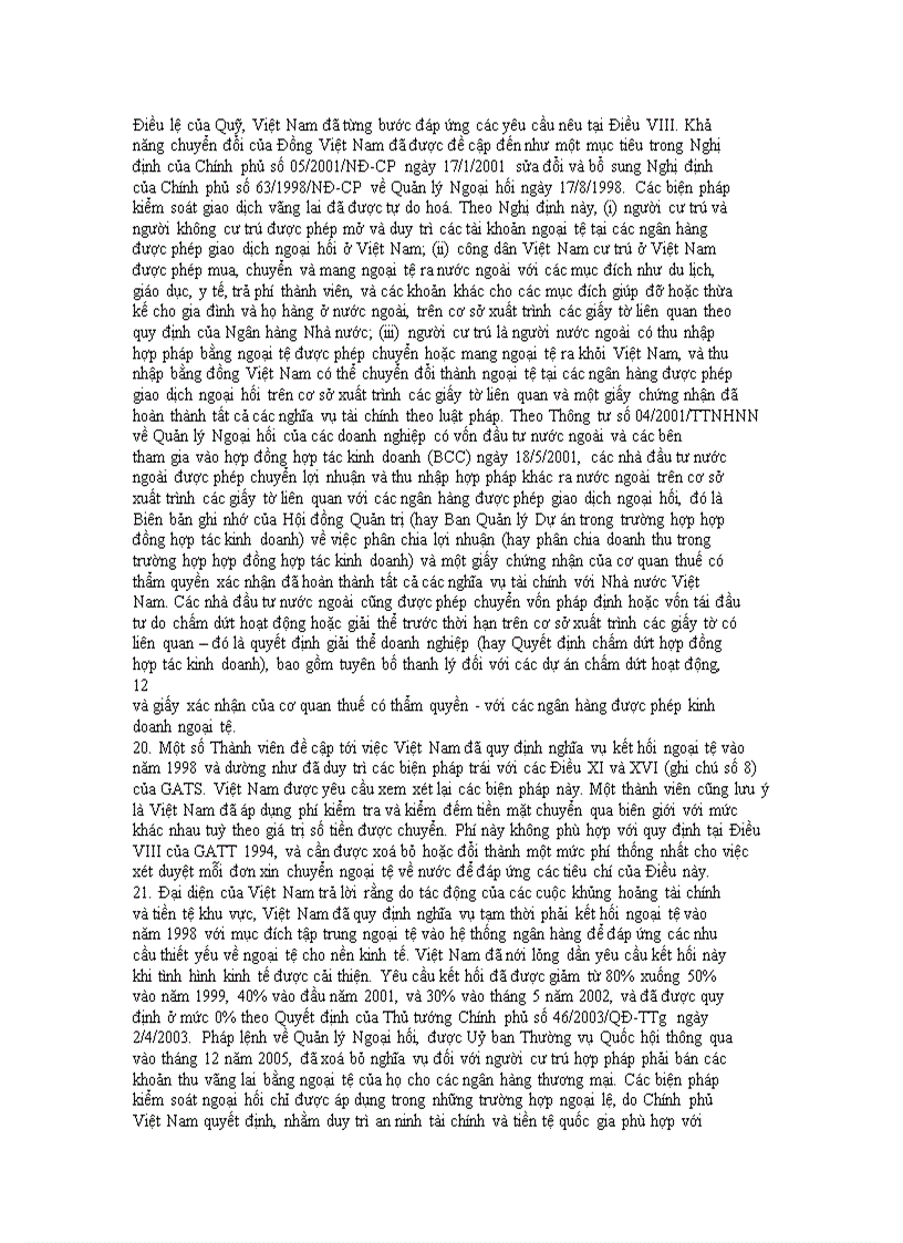 image for page Báo cáo của Ban Công tác về việc Việt Nam gia nhập WTO