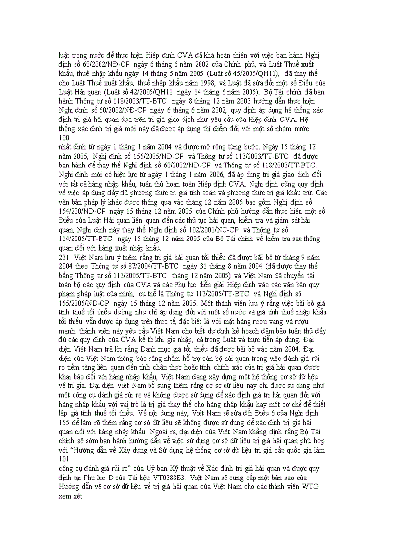 image for page Báo cáo của Ban Công tác về việc Việt Nam gia nhập WTO