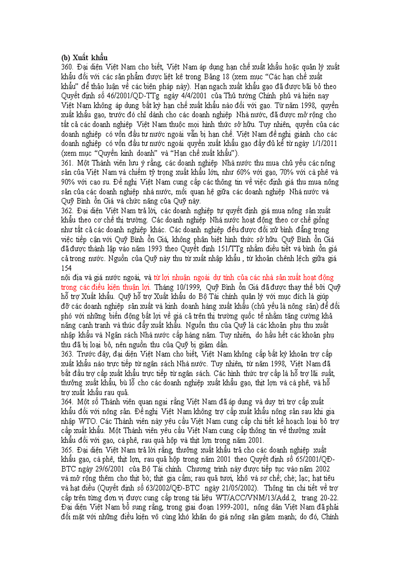 image for page Báo cáo của Ban Công tác về việc Việt Nam gia nhập WTO