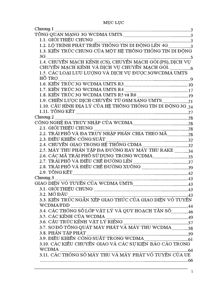 image for page Tổng quan mạng 3g wcdma umts
