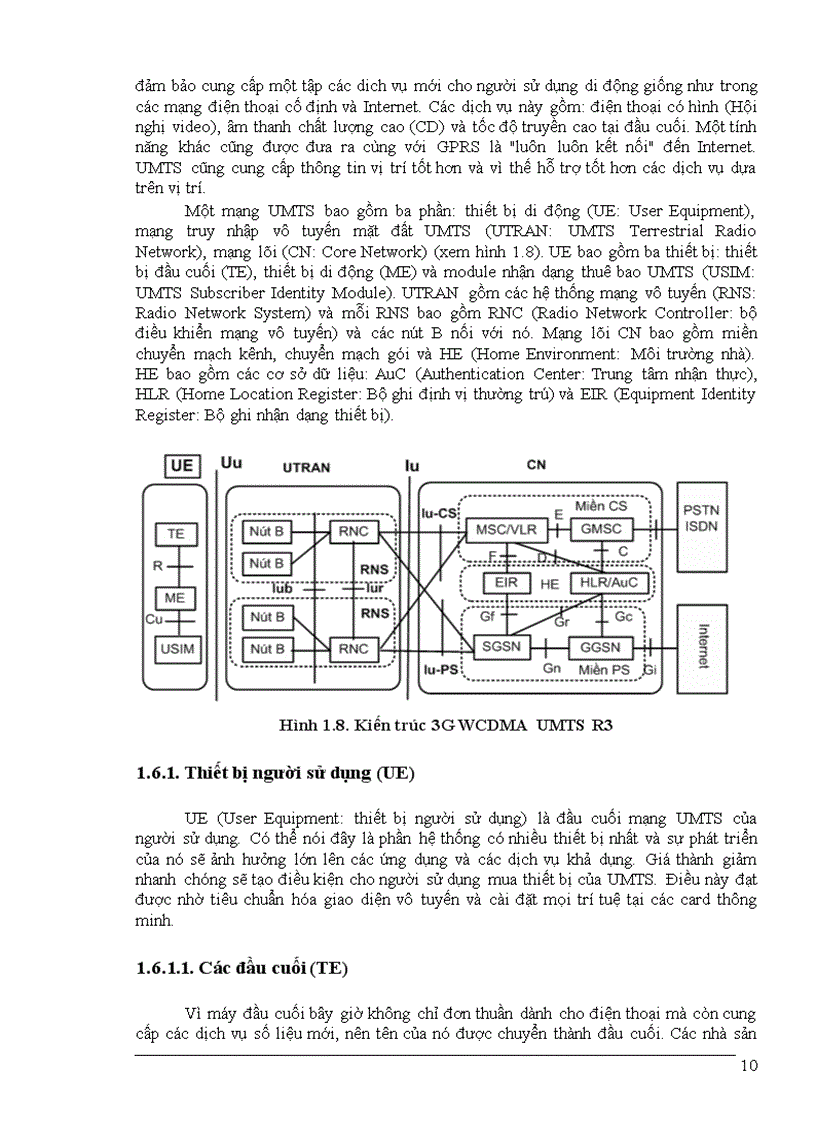 image for page Tổng quan mạng 3g wcdma umts