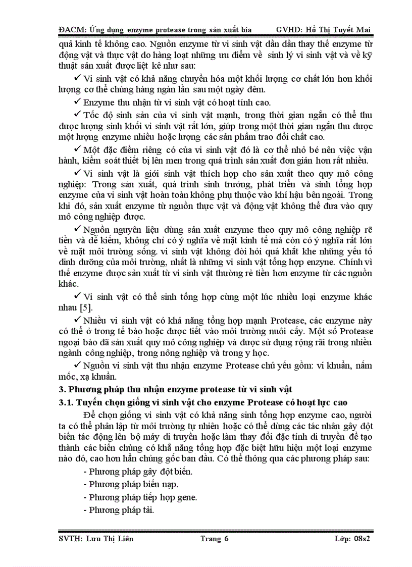 image for page Ứng dụng của enzyme protease trong sản xuất bia