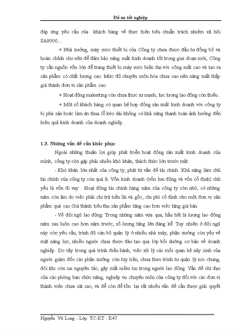 image for page Phân tích và đề ra những biện pháp nhằm cải thiên tình hình tài chính của Công ty cổ phần may Thăng Long