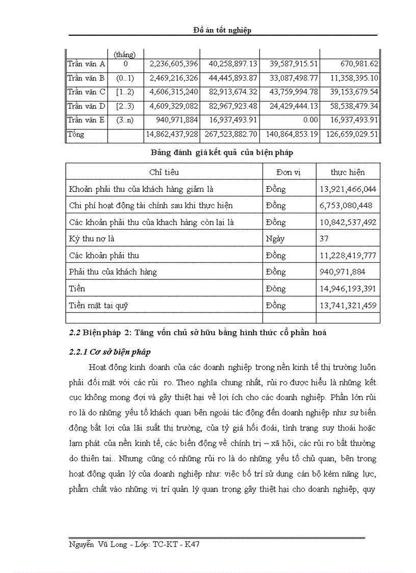 image for page Phân tích và đề ra những biện pháp nhằm cải thiên tình hình tài chính của Công ty cổ phần may Thăng Long