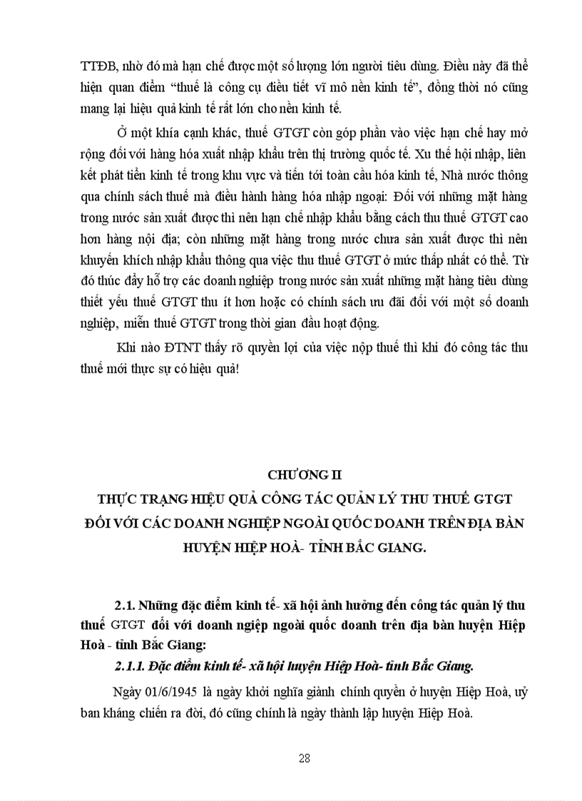 image for page Nâng cao hiệu quả công tác quản lý thu thuế GTGT đối với các doanh nghiệp ngoài quốc doanh trên địa bàn huyện Hiệp Hoà tỉnh Bắc Giang