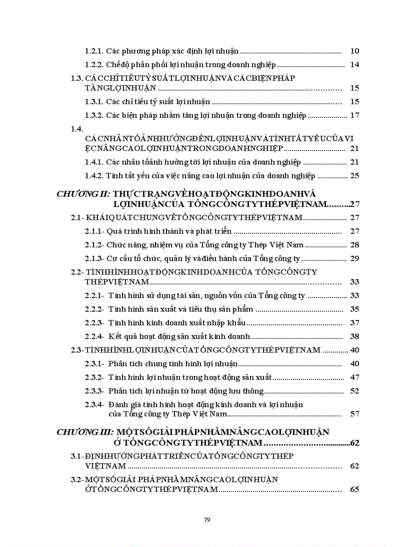image for page Phân tích lợi nhuận và một số giải pháp nhằm nâng cao lợi nhuận trong sản xuất kinh doanh tại Tổng công ty Thép Việt Nam