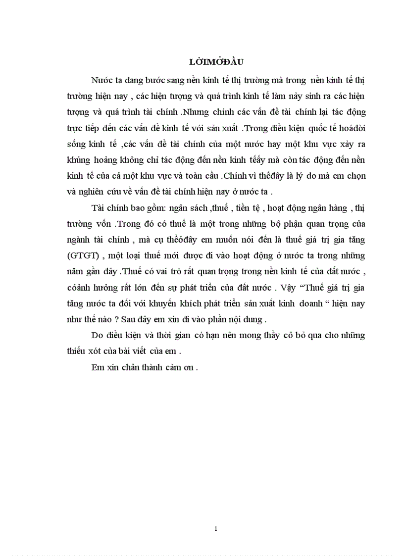 image for page Thuế giá trị gia tăng nước ta đối với khuyến khích phát triển sản xuất kinh doanh