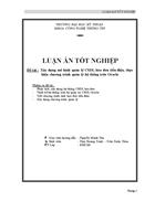 Xây dựng mô hình quản lý CSDL hóa đơn tiền điện thực hiện chương trình quản lý hệ thống trên Oracle