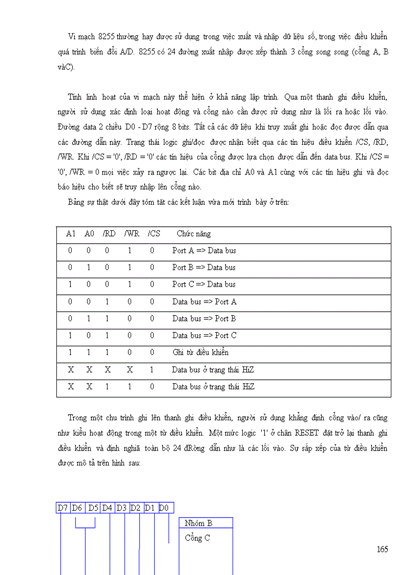image for page Thiết kế thi công và viết chương trình điều khiển mạch thực hành cho Z80 CPU Giao tiếp với máy tính qua ngõ máy in