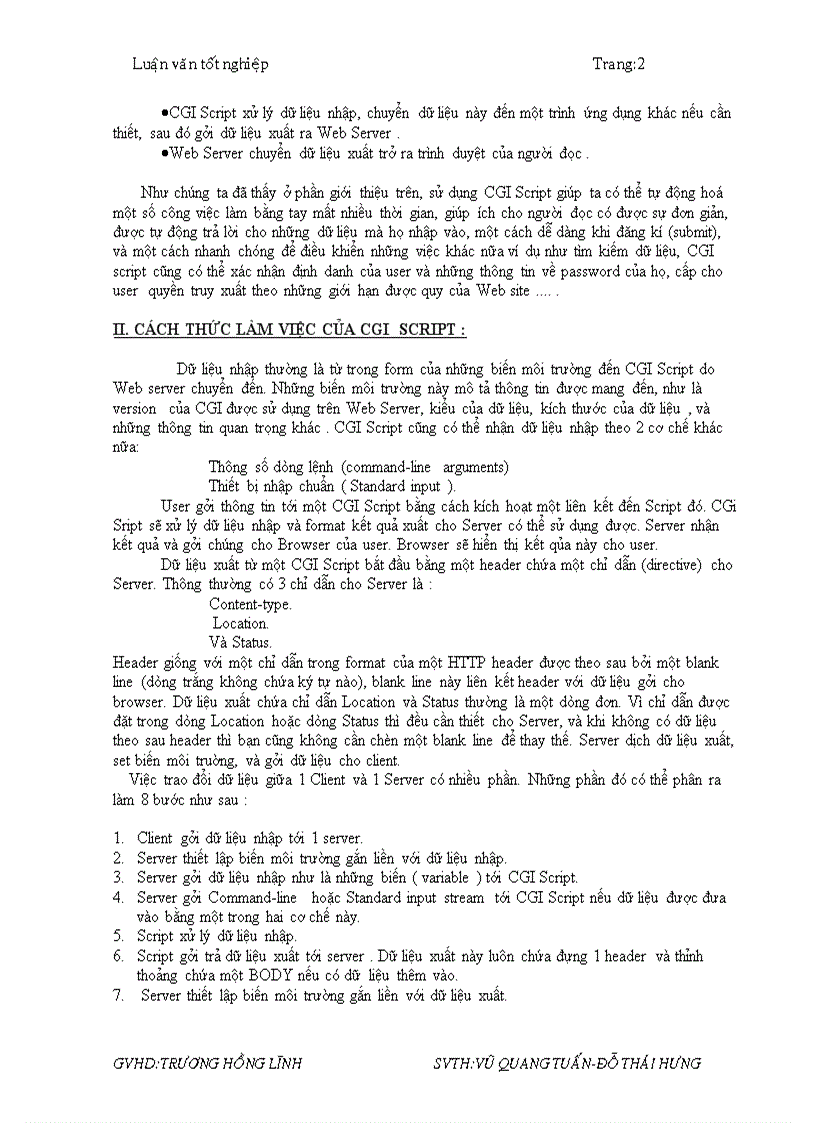 image for page CGI và CGI SCRIPT COMMON GATEWAY INTERFACE