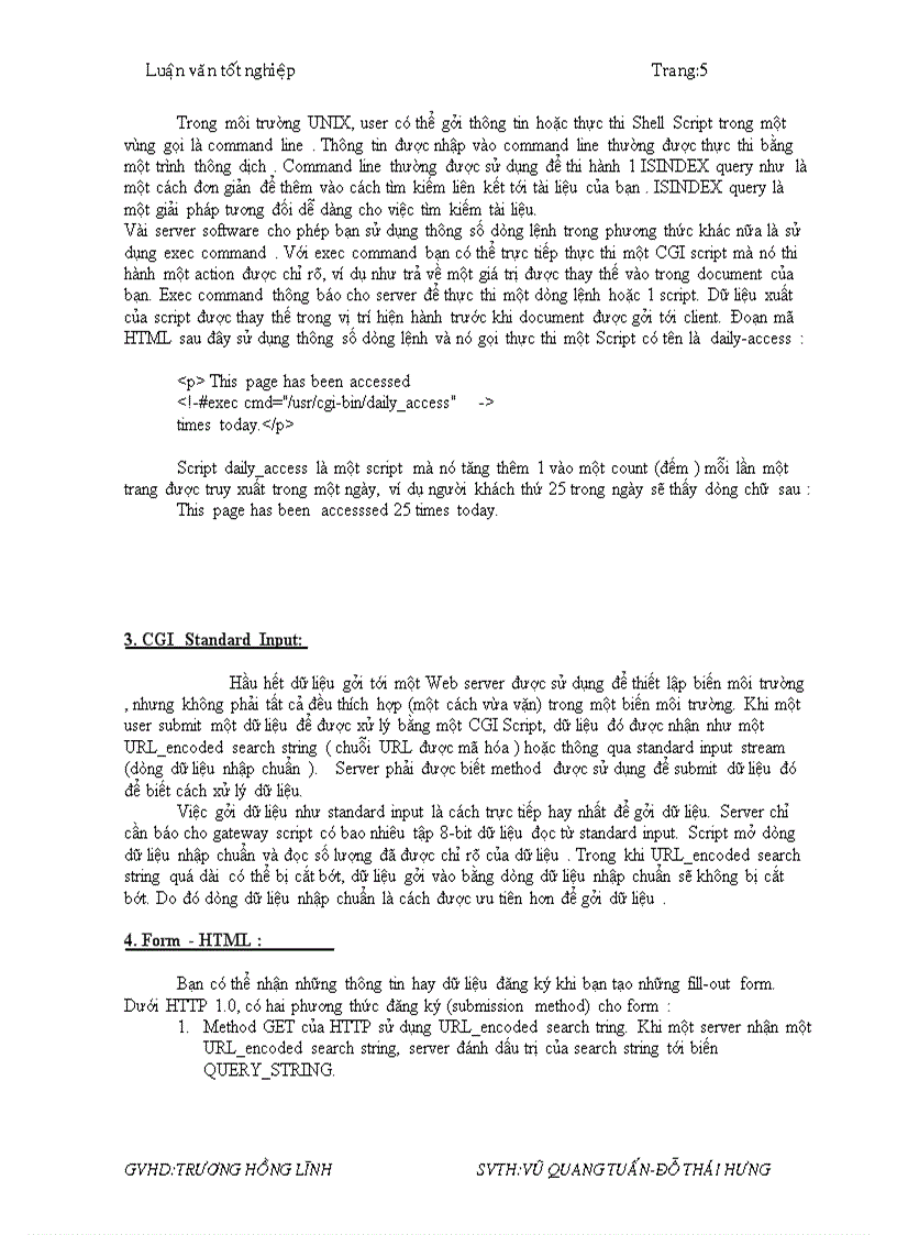 image for page CGI và CGI SCRIPT COMMON GATEWAY INTERFACE