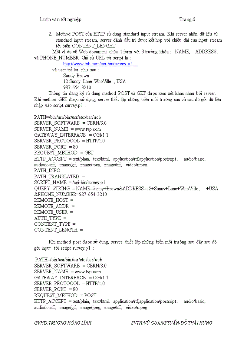 image for page CGI và CGI SCRIPT COMMON GATEWAY INTERFACE