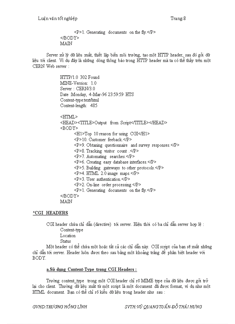image for page CGI và CGI SCRIPT COMMON GATEWAY INTERFACE