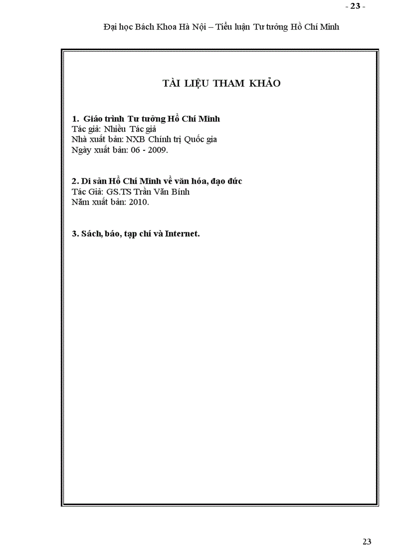 image for page Vận dụng tư tưởng Hồ Chí Minh về đạo đức cách mạng trong việc xây dựng đạo đức lối sống của sinh viên Đại học Bách Khoa Hà Nội