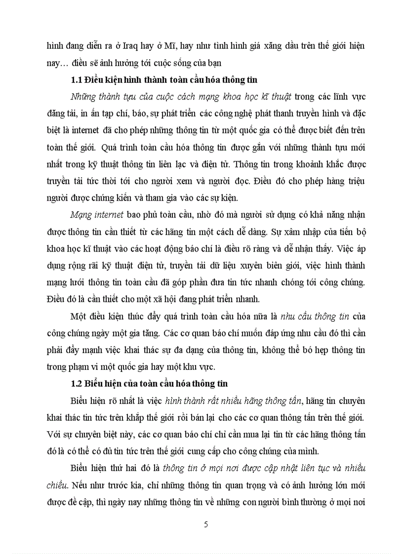 image for page Các xu hướng phát triển của báo chí thế giới