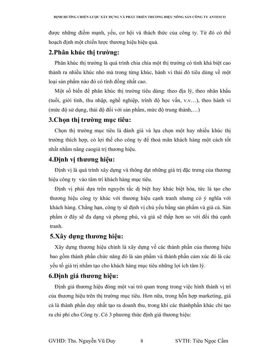 image for page Định hướng chiến lược xây dựng và phát triển thương hiệu cho hàng nông sản Công ty Antesco