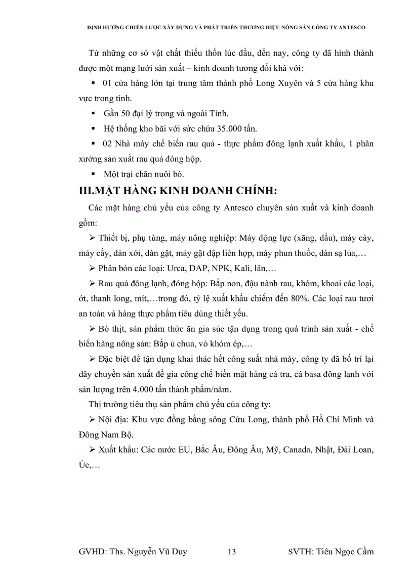 image for page Định hướng chiến lược xây dựng và phát triển thương hiệu cho hàng nông sản Công ty Antesco
