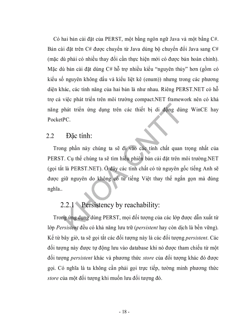 image for page Ứng dụng phần mềm mã nguồn mở hệ quản trị cơ sở dữ liệu hướng đối tượng Perst xây dựng ứng dụng quản lý hệ thống thông tin địa lý thành phố HCM