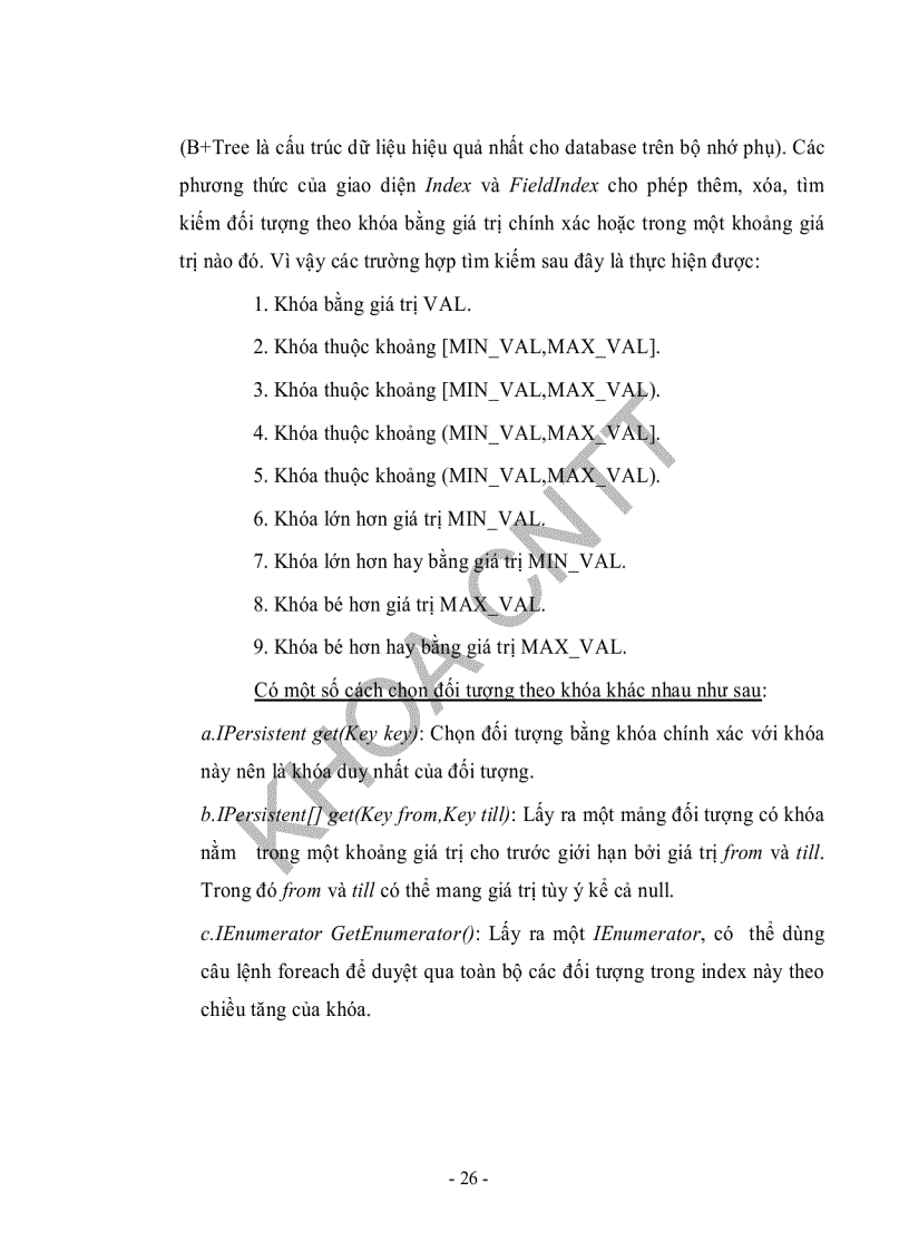 image for page Ứng dụng phần mềm mã nguồn mở hệ quản trị cơ sở dữ liệu hướng đối tượng Perst xây dựng ứng dụng quản lý hệ thống thông tin địa lý thành phố HCM