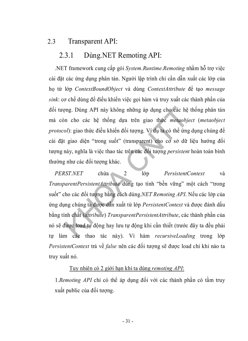 image for page Ứng dụng phần mềm mã nguồn mở hệ quản trị cơ sở dữ liệu hướng đối tượng Perst xây dựng ứng dụng quản lý hệ thống thông tin địa lý thành phố HCM