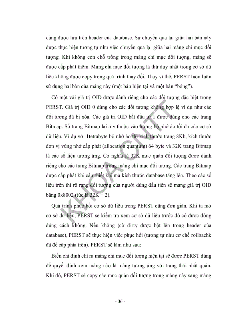 image for page Ứng dụng phần mềm mã nguồn mở hệ quản trị cơ sở dữ liệu hướng đối tượng Perst xây dựng ứng dụng quản lý hệ thống thông tin địa lý thành phố HCM