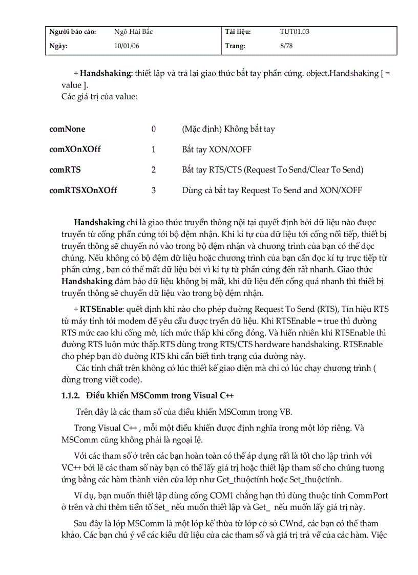 image for page Lập Trình VB6 Giao Tiếp Với Cổng RS232