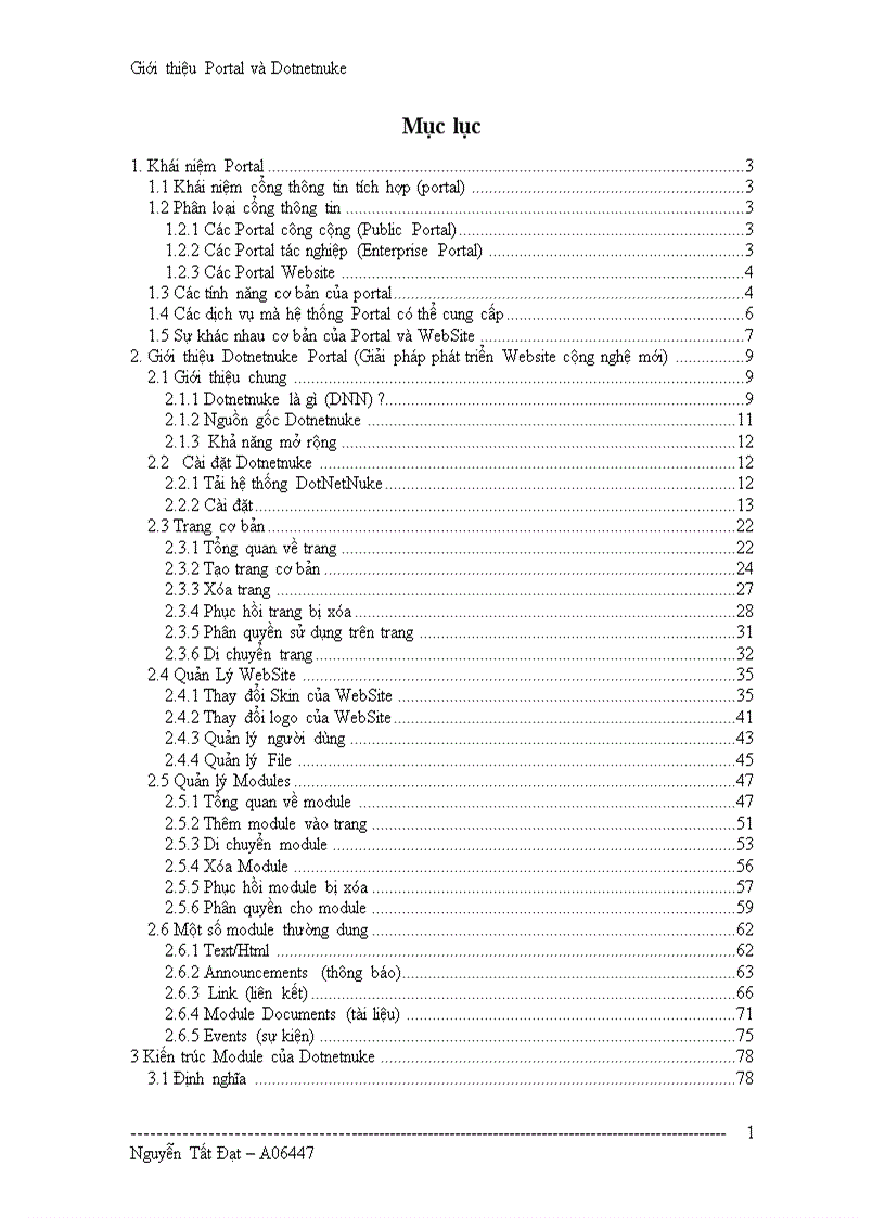 image for page Tìm hiểu Portal và Dotnetnuke