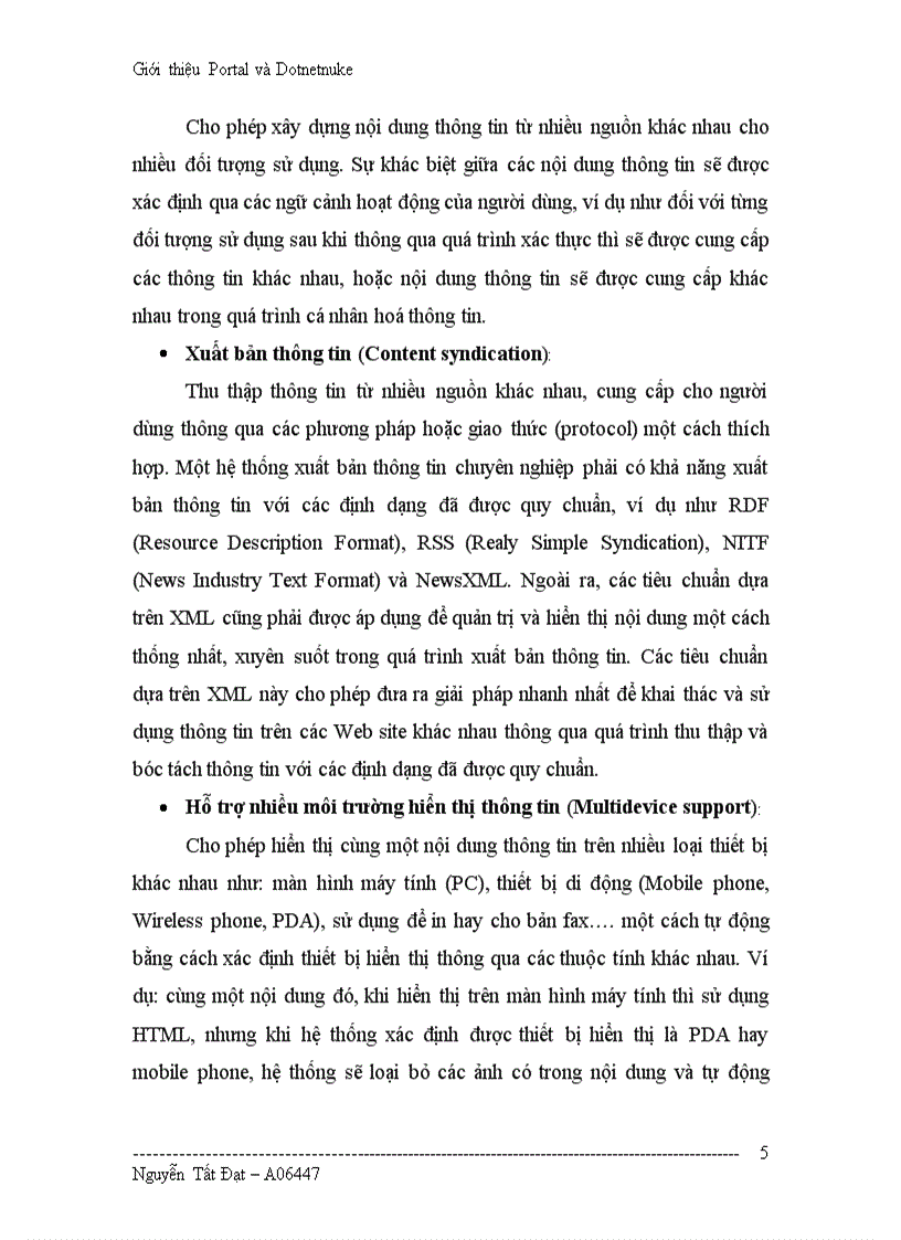 image for page Tìm hiểu Portal và Dotnetnuke