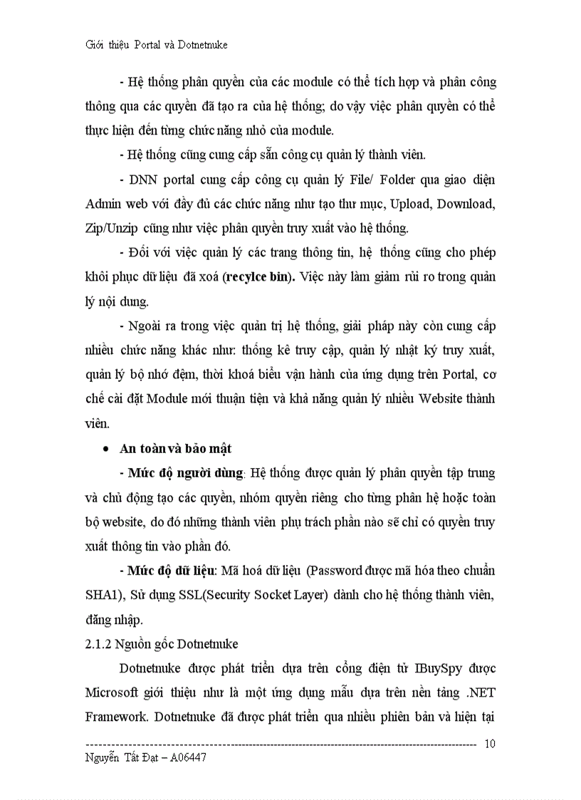 image for page Tìm hiểu Portal và Dotnetnuke