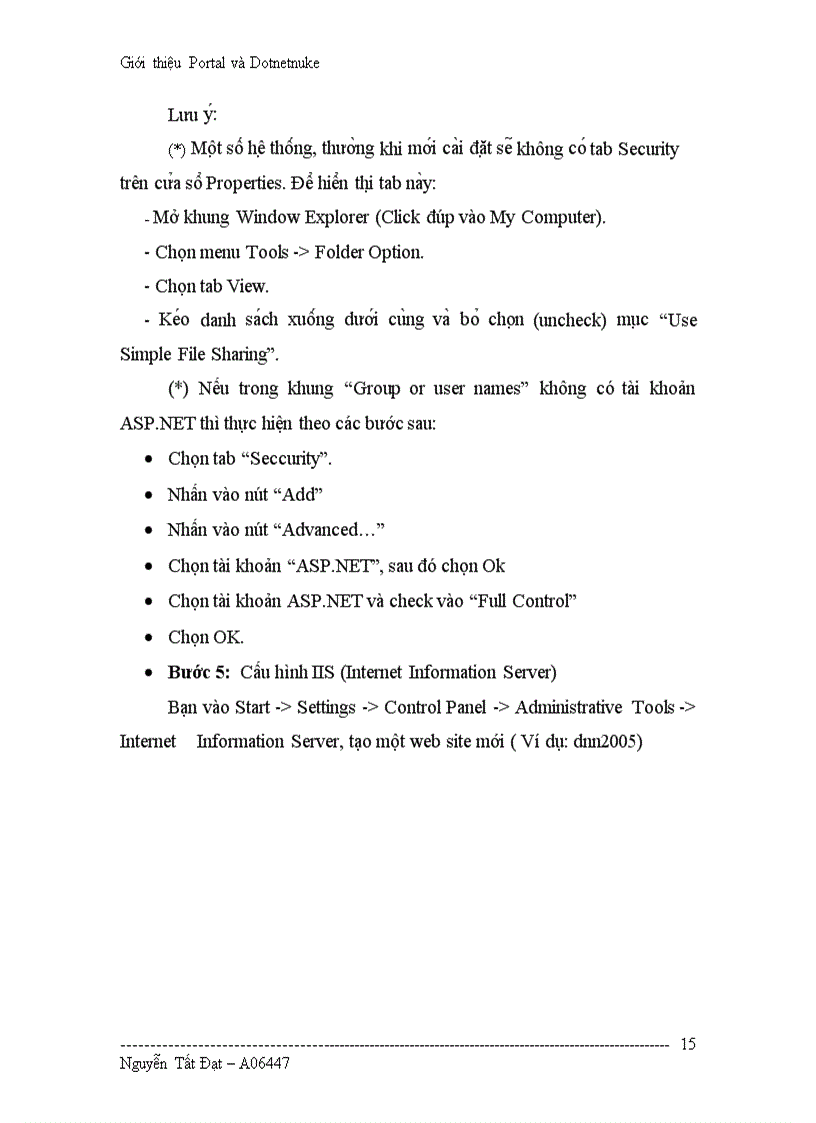 image for page Tìm hiểu Portal và Dotnetnuke