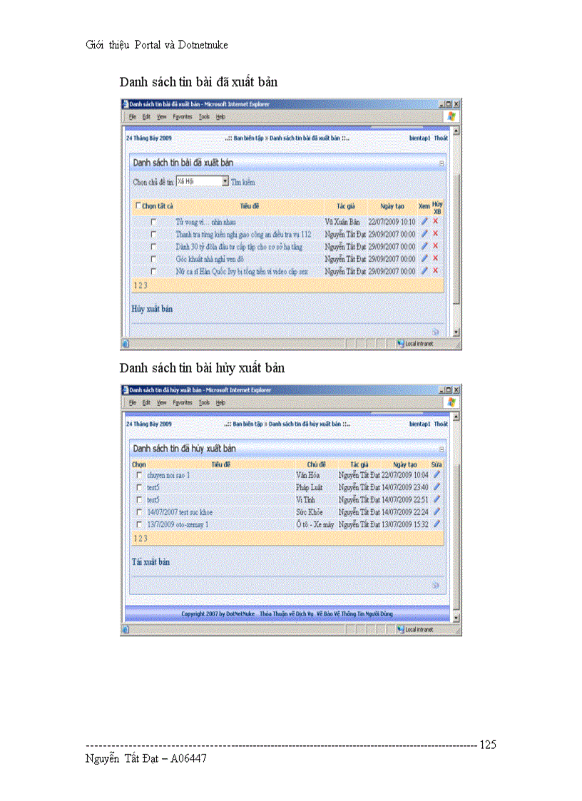 image for page Tìm hiểu Portal và Dotnetnuke