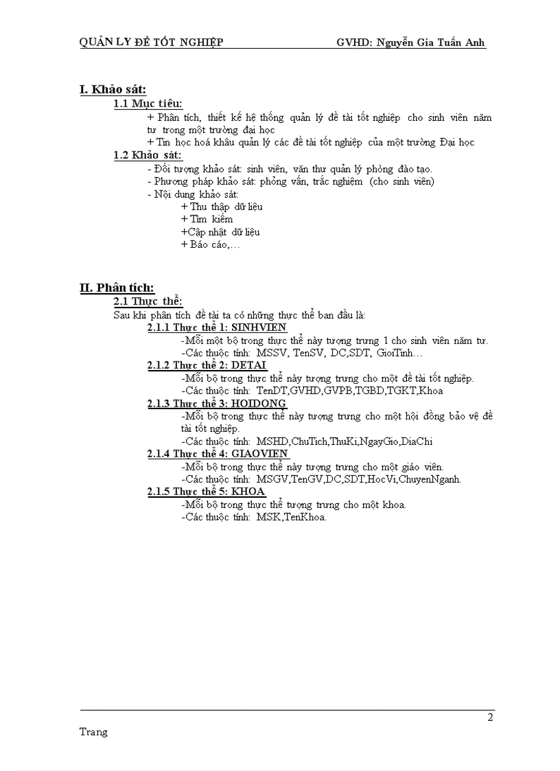 image for page Phân tích và thiết kế hệ thống quản lý đề tài tốt nghiệp