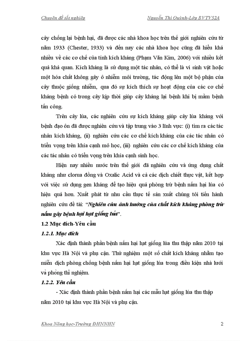 image for page Nghiên cứu ảnh hưởng của chất kích kháng phòng trừ nấm gây bệnh ha i ha t giô ng lu a