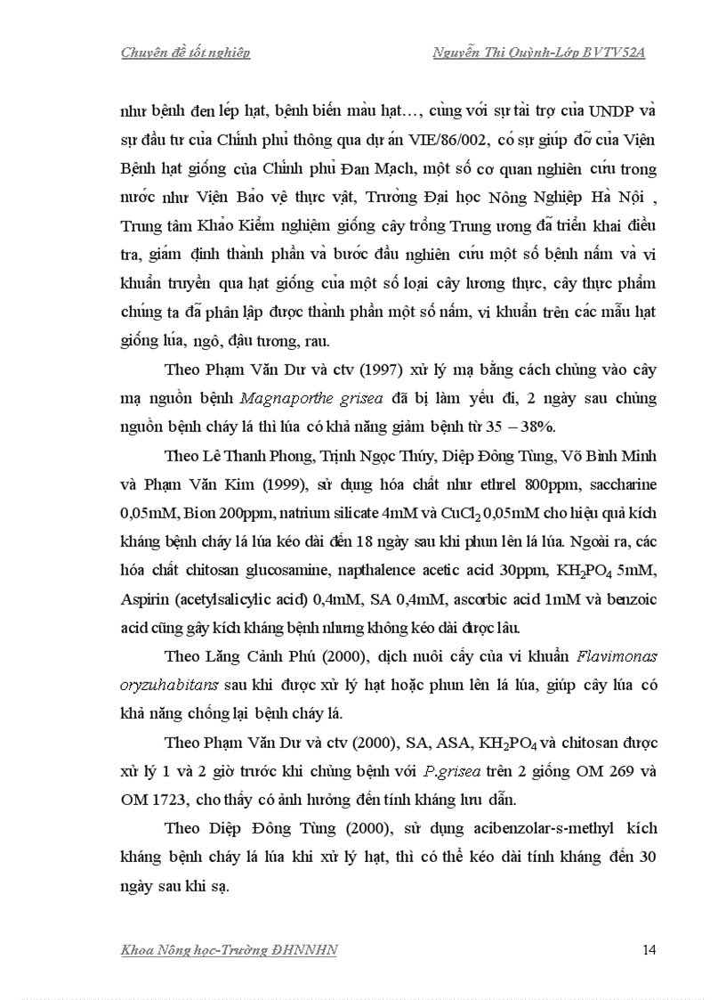 image for page Nghiên cứu ảnh hưởng của chất kích kháng phòng trừ nấm gây bệnh ha i ha t giô ng lu a