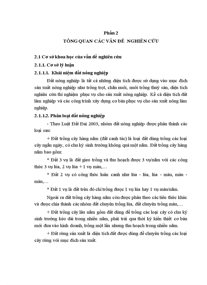 image for page Đánh giá hiệu quả sử dụng đất sản xuất nông nghiệp tại xã Tào Sơn huyện Anh Sơn tỉnh Nghệ An