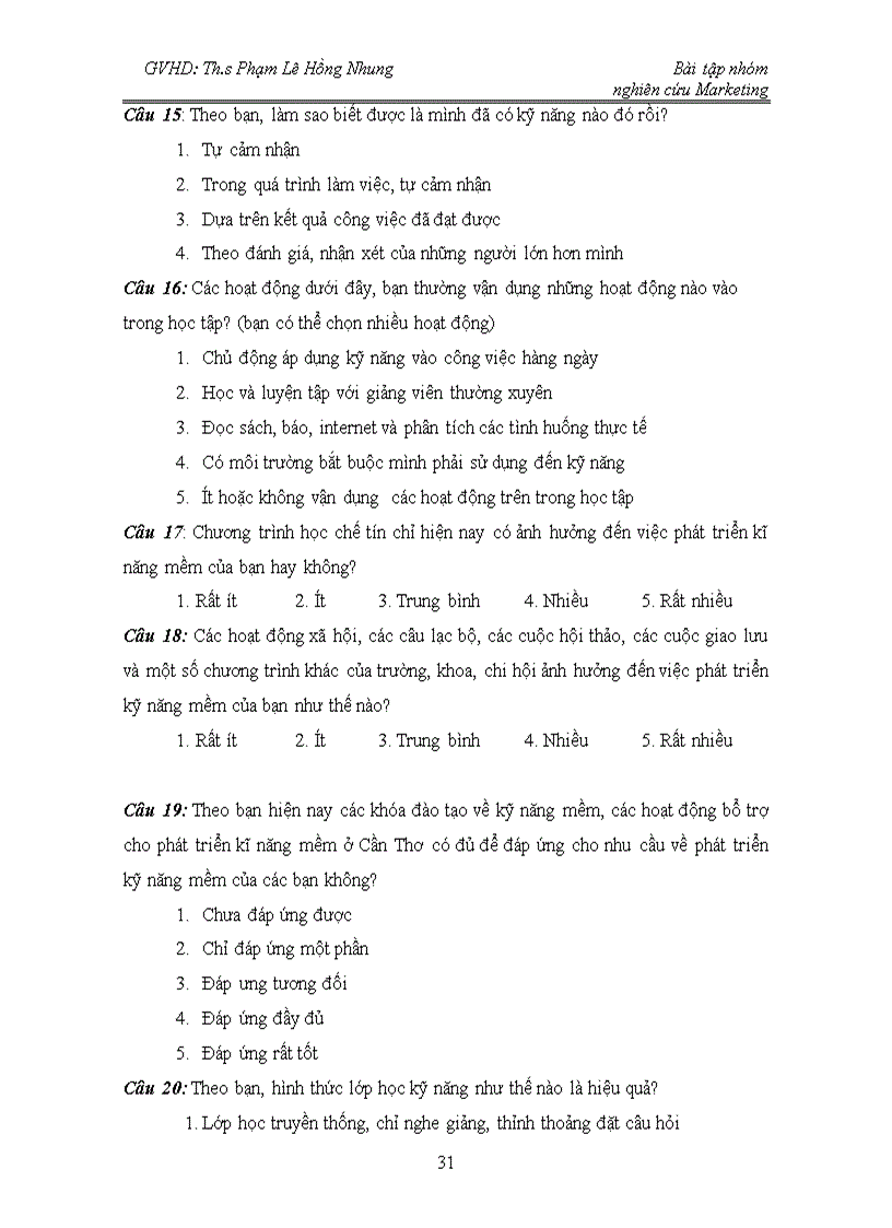 image for page Phân tích những nhân tố ảnh hưởng đến nhận thức về phát triển kĩ năng mềm của sinh viên đại học cần thơ