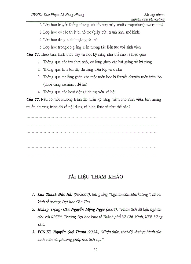 image for page Phân tích những nhân tố ảnh hưởng đến nhận thức về phát triển kĩ năng mềm của sinh viên đại học cần thơ