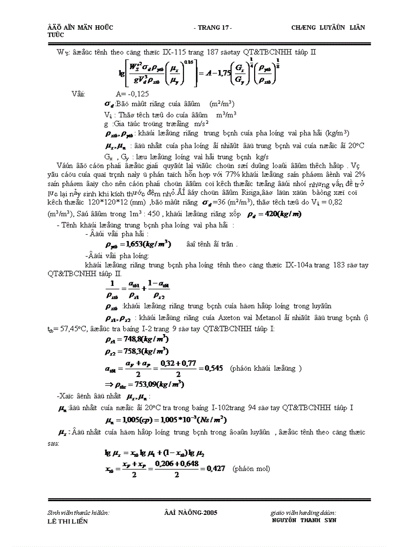 image for page Thiết kế chưng cất hệ aceton metanol